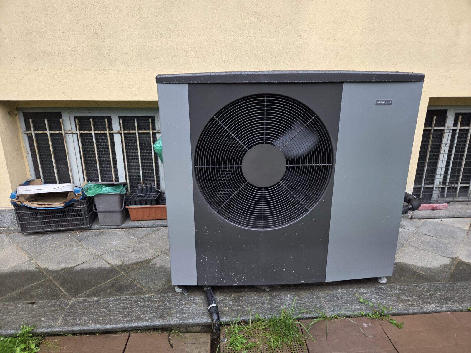 Intervento pompa di calore NIBE